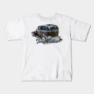 1934 Ford Tudor Sedan Kids T-Shirt